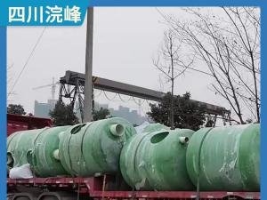 70立方营房玻璃钢隔油池批发沉淀池三格化粪池质量轻